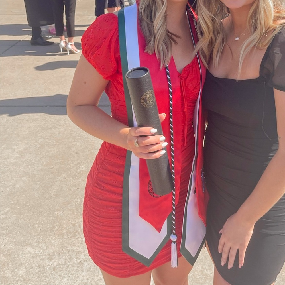 Red lulus mini dress